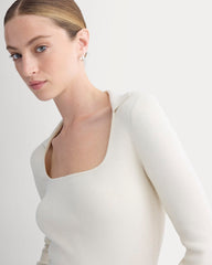 Knit Scoop-Neck Top | Birch