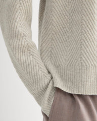 Cashmere Herringbone Sweater | Canvas