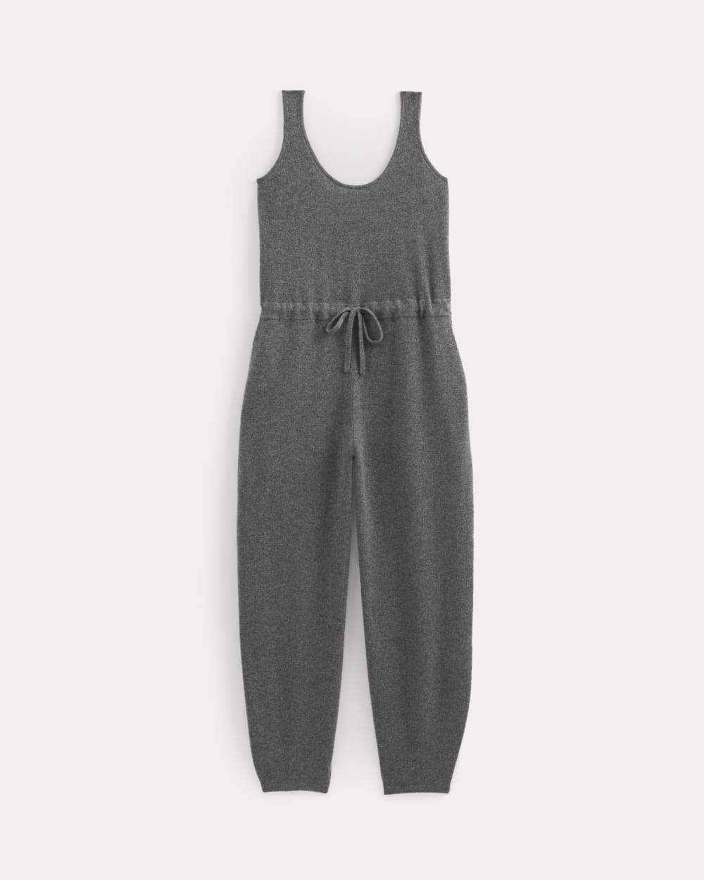 Cashmere Lounge Jumpsuit | Heather Charcoal