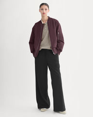 Renew Oversized Puffer Bomber | Deep Plum