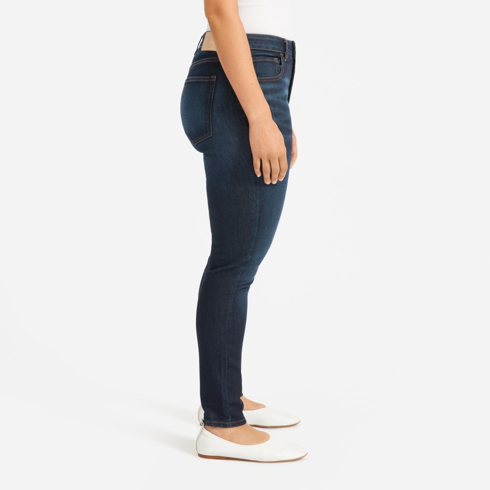 The Curvy Authentic Stretch High-Rise Skinny Jean | Dark Blue Wash | 26.5" Inseam