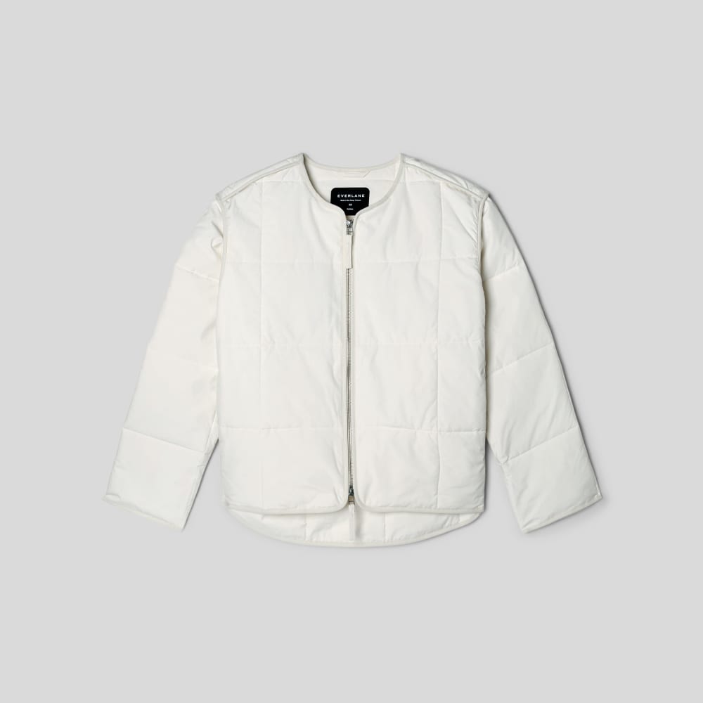 The Quilted Cotton Liner | Bone