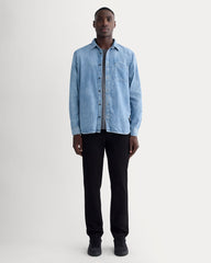 The Relaxed 4-Way Stretch Organic Jean | Uniform | Black