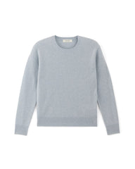 The Classic Crew in Cashmere | Sky Blue