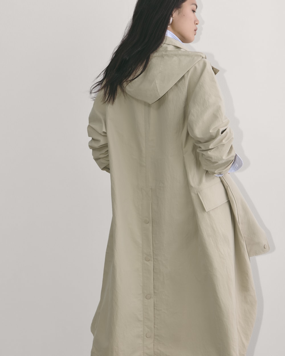 The Oversized Anorak | Trench Coat Khaki