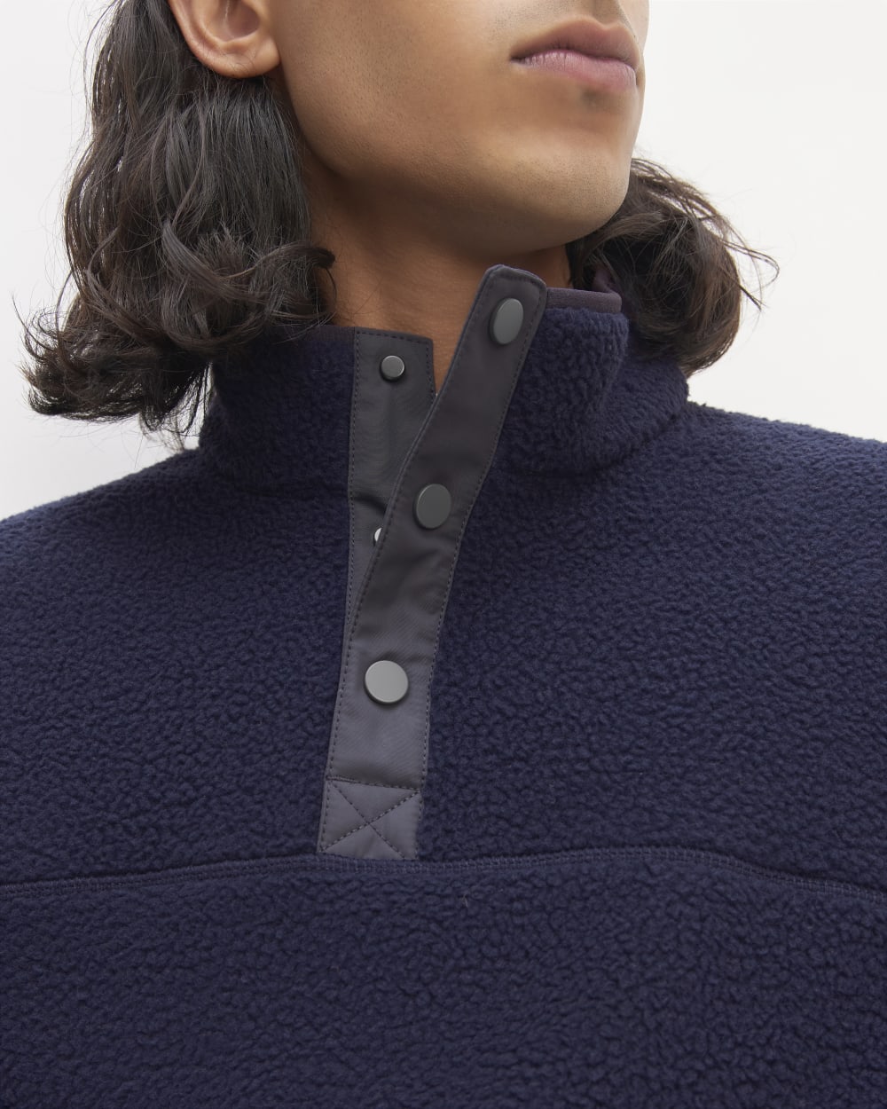 The ReNew Fleece Pullover | Navy