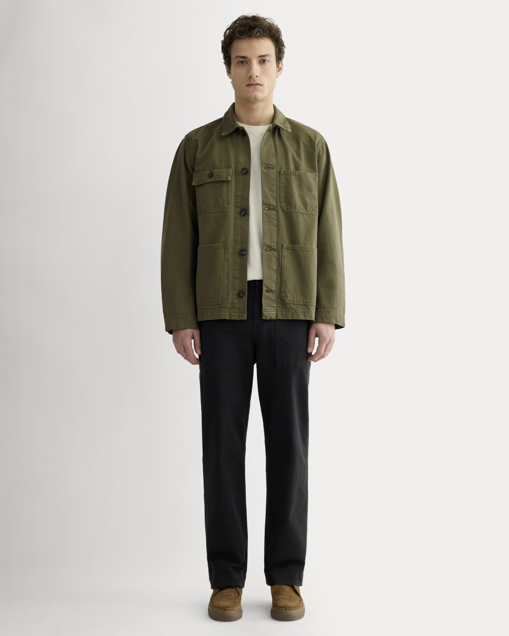 The Denim Utility Jacket | Garment-Dyed Kalamata