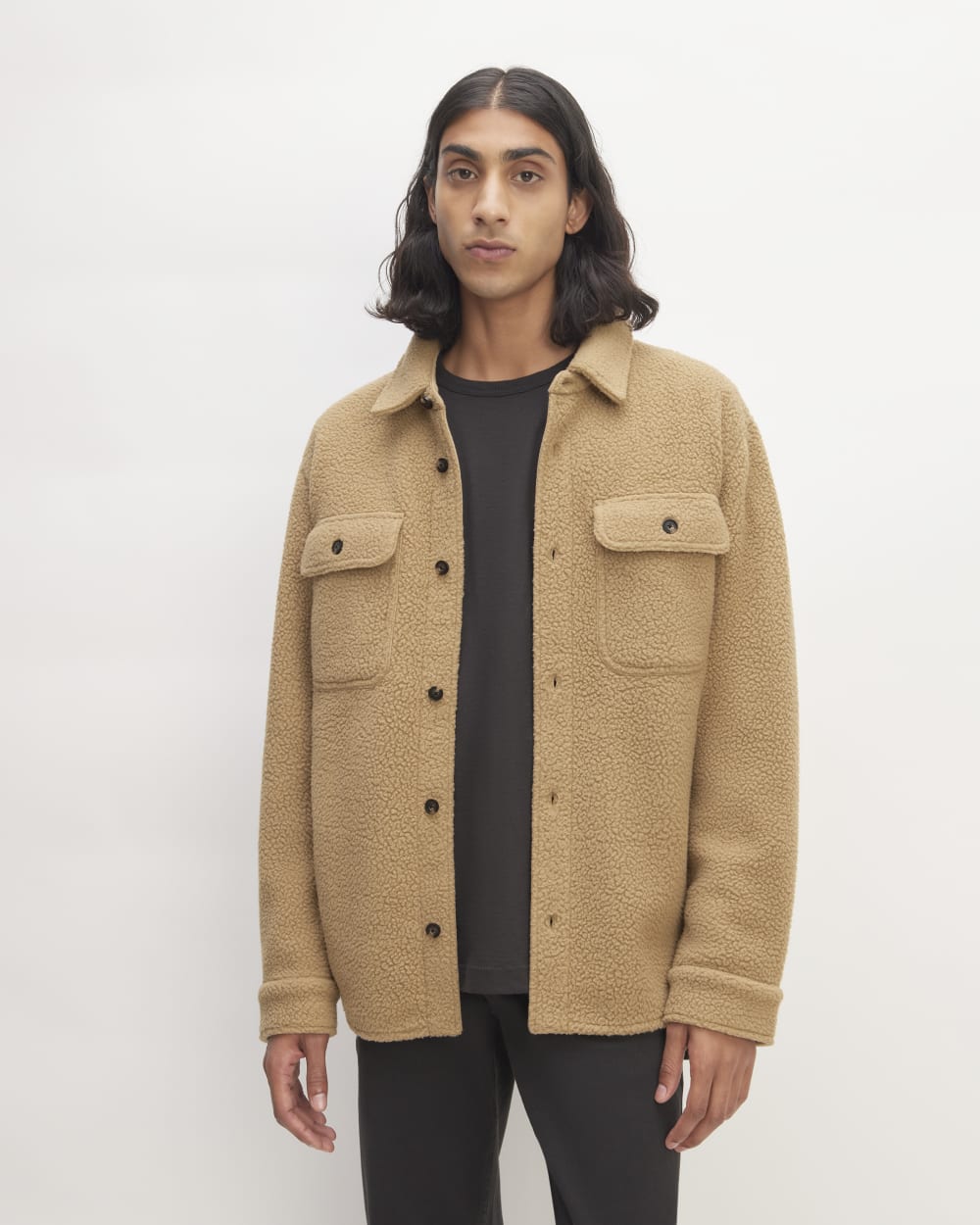 The ReNew Fleece Everyone Overshirt | Tiger's Eye