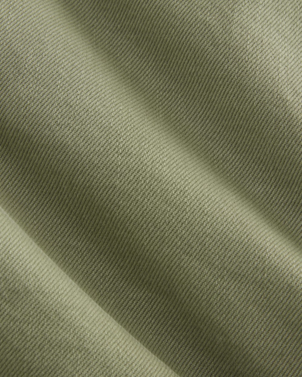 The A-Line Denim Short | Neutral Oil Green