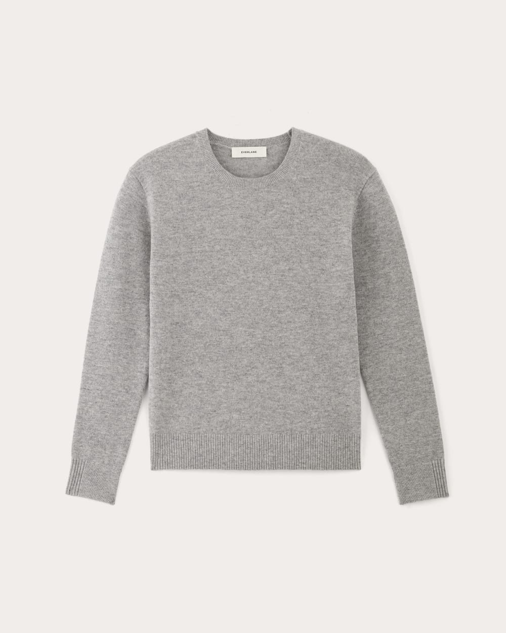 The Classic Crew in Cashmere | Light Heather Grey