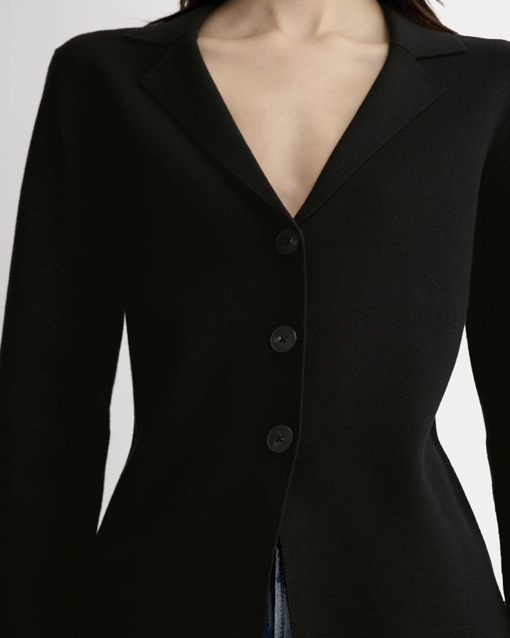 The Knit Blazer | Black