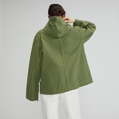The Canvas Organic Cotton Anorak | Forest Green