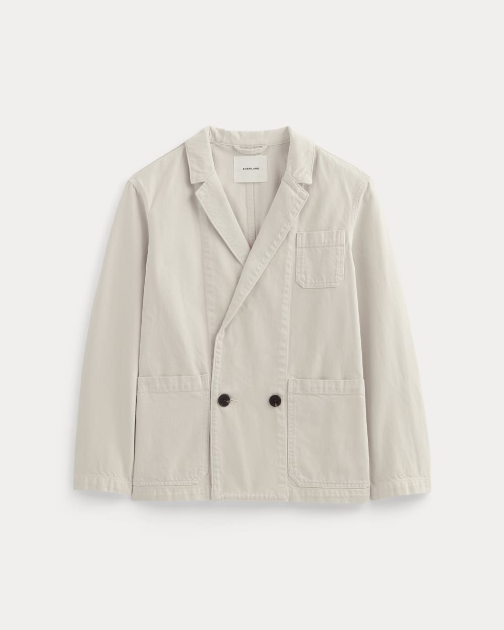 The Denim Chore Blazer | Garment-Dyed Sand