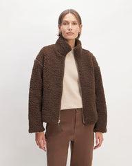 The ReNew Fleece Full Zip | Earth Brown