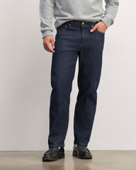 The Selvedge Loose Straight Jean | Indigo Rinse