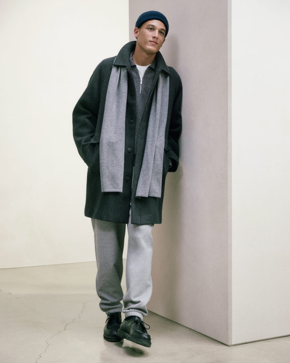 ReWool Car Coat | Heather Charcoal