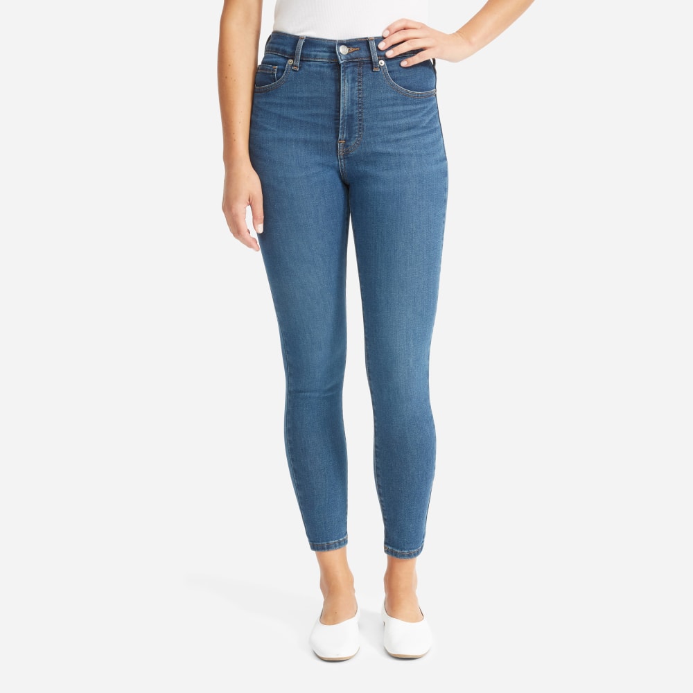 The Authentic Stretch High-Rise Skinny | Mid Blue | 26.5" Inseam