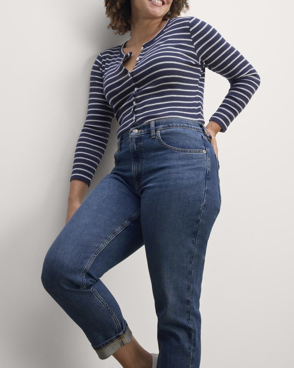 The Super-Soft Relaxed Jean | Whisper Blue
