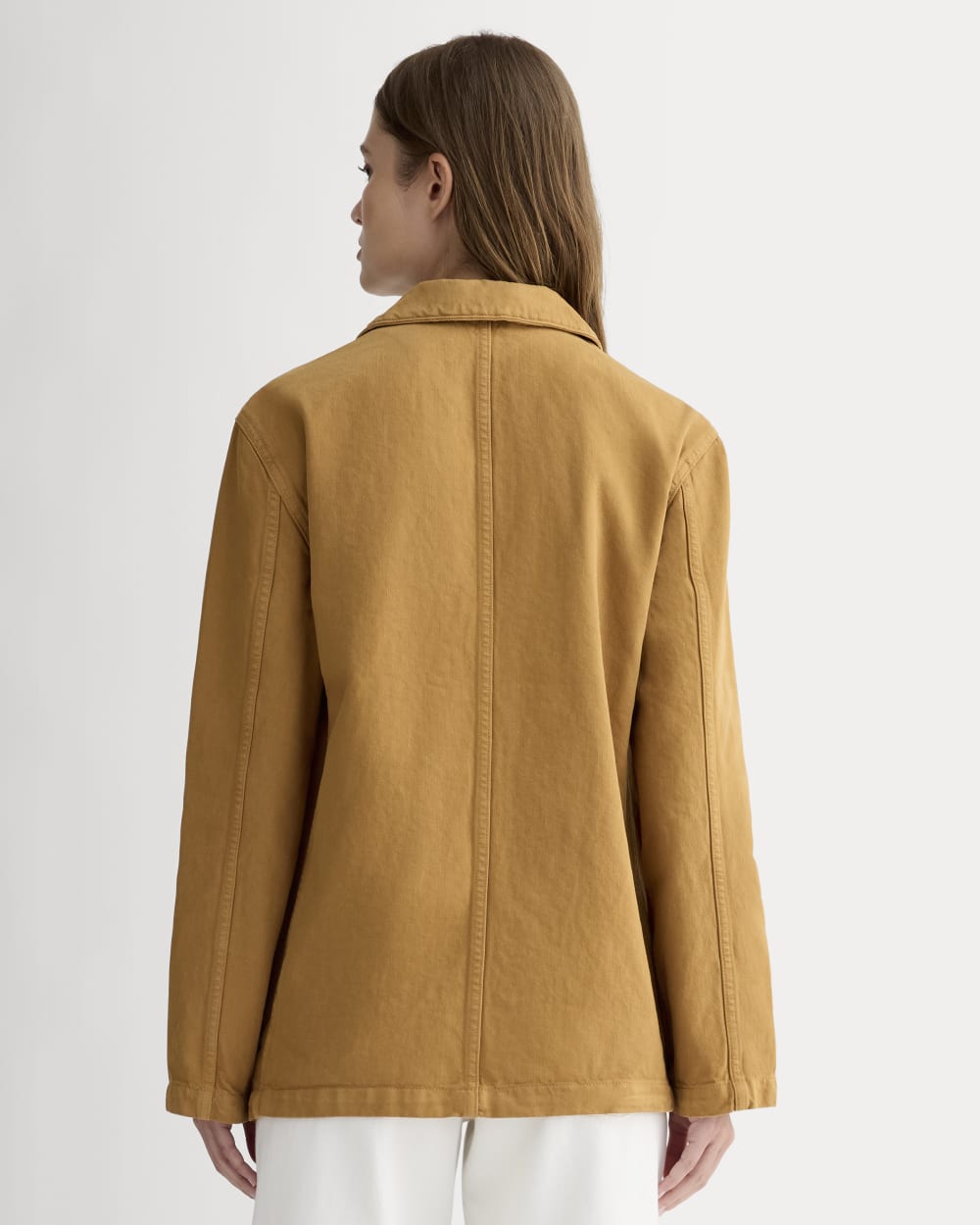 The Denim Chore Blazer | Garment-Dyed Neutral