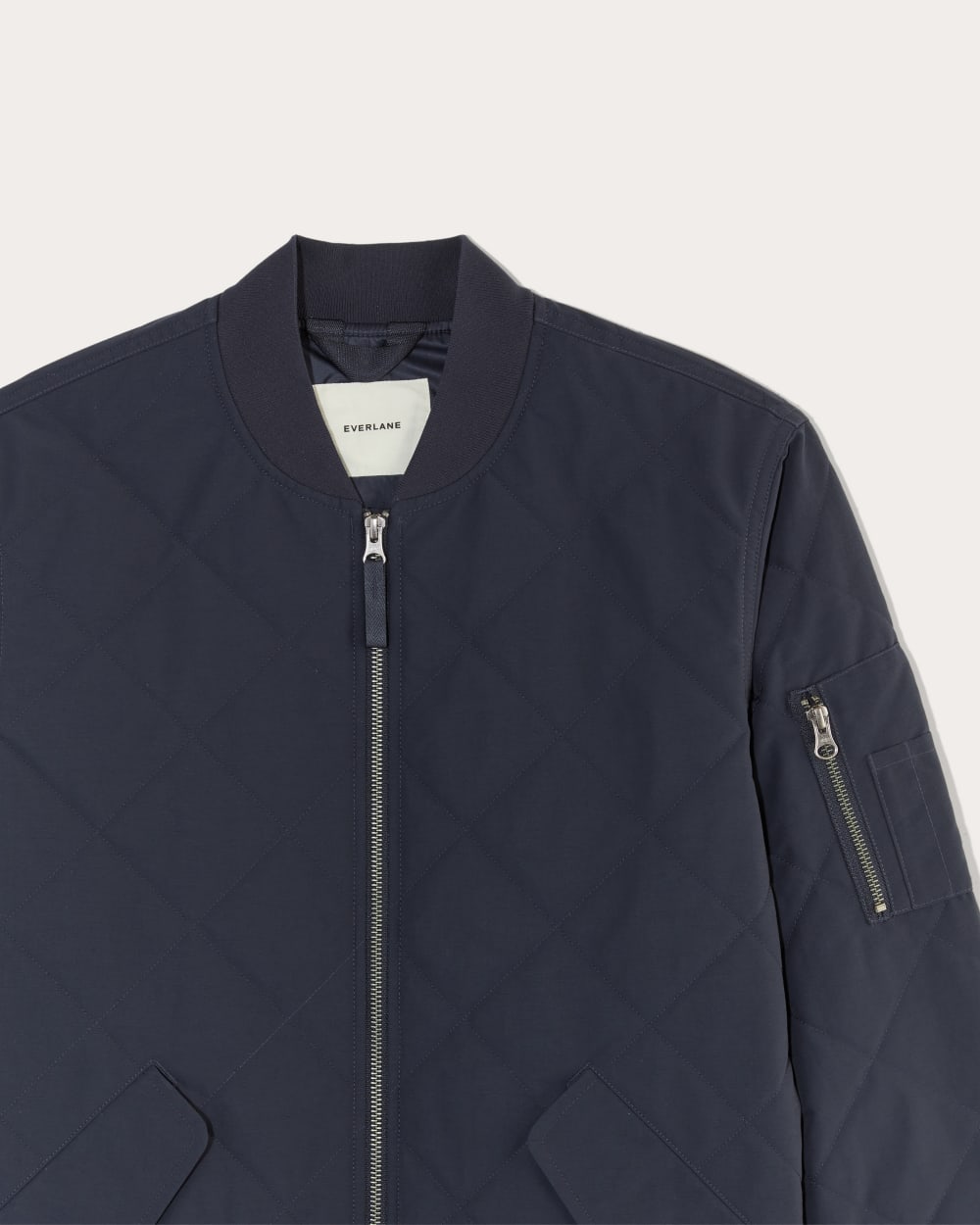 The Quilted Bomber | Navy