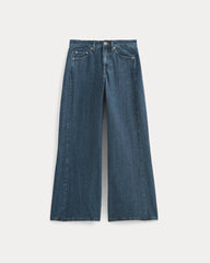 Paneled Ultra Wide-Leg Jean | Tungsten Blue Stone