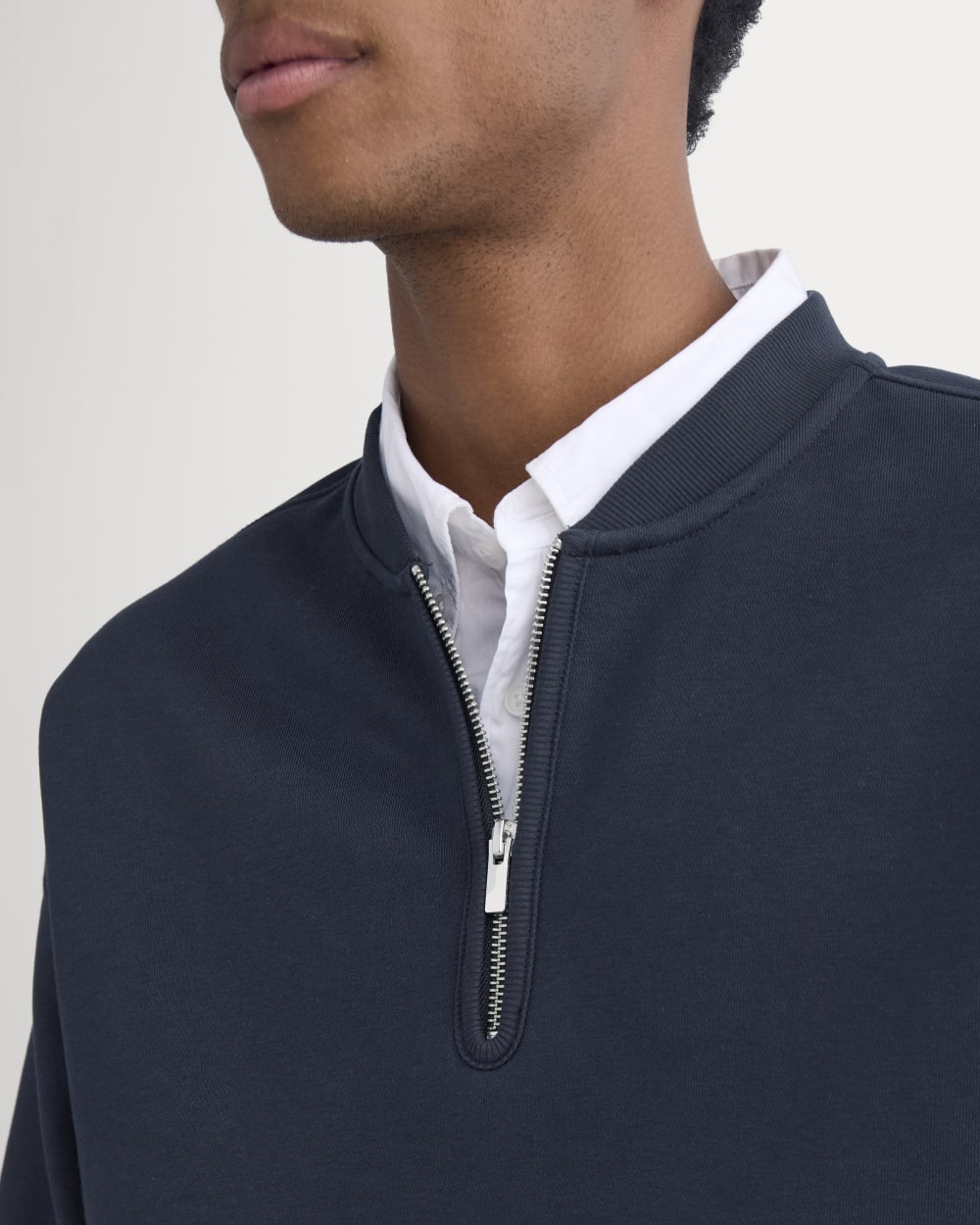 Luxe Fleece Half-Zip Pullover | Deep Navy