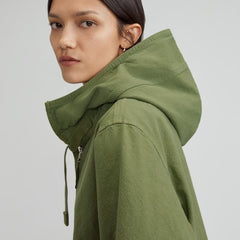 The Canvas Organic Cotton Anorak | Forest Green