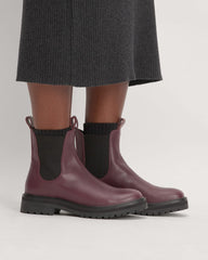 The Lug Chelsea Boot | Bordeaux