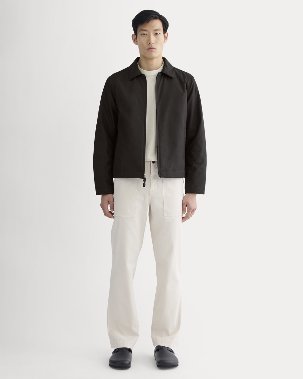 The Filled Harrington Jacket | Black