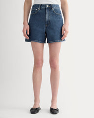 The A-Line Denim Short | Ocean