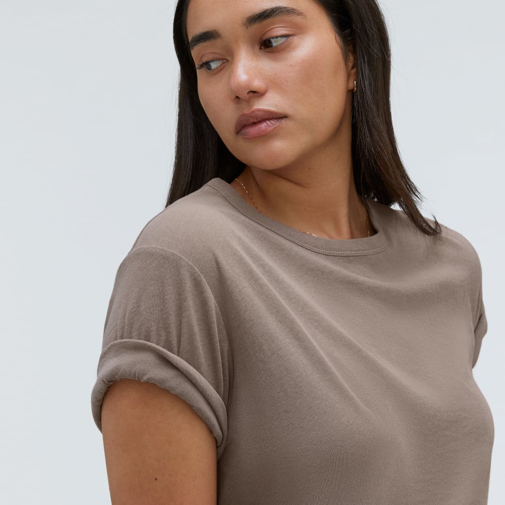 The Air Tee | Taupe Grey