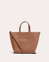 The Luxe Italian Leather Crossbody | Cognac