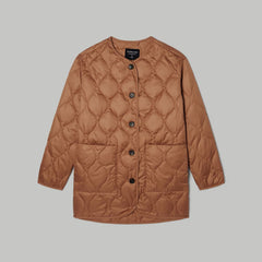 The Quilted Liner | Tawny Brown