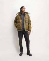 The ReNew Short Puffer | Kalamata / Beech