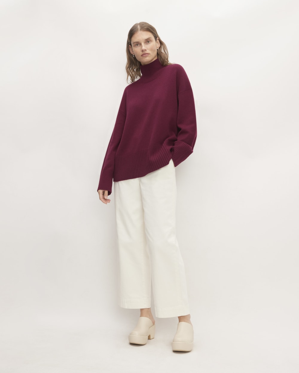 The Cashmere Oversized Turtleneck | Brandy