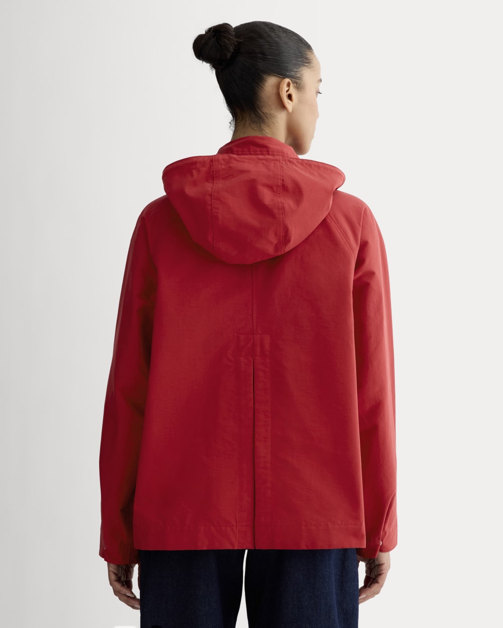 The Short Anorak | Berry Red