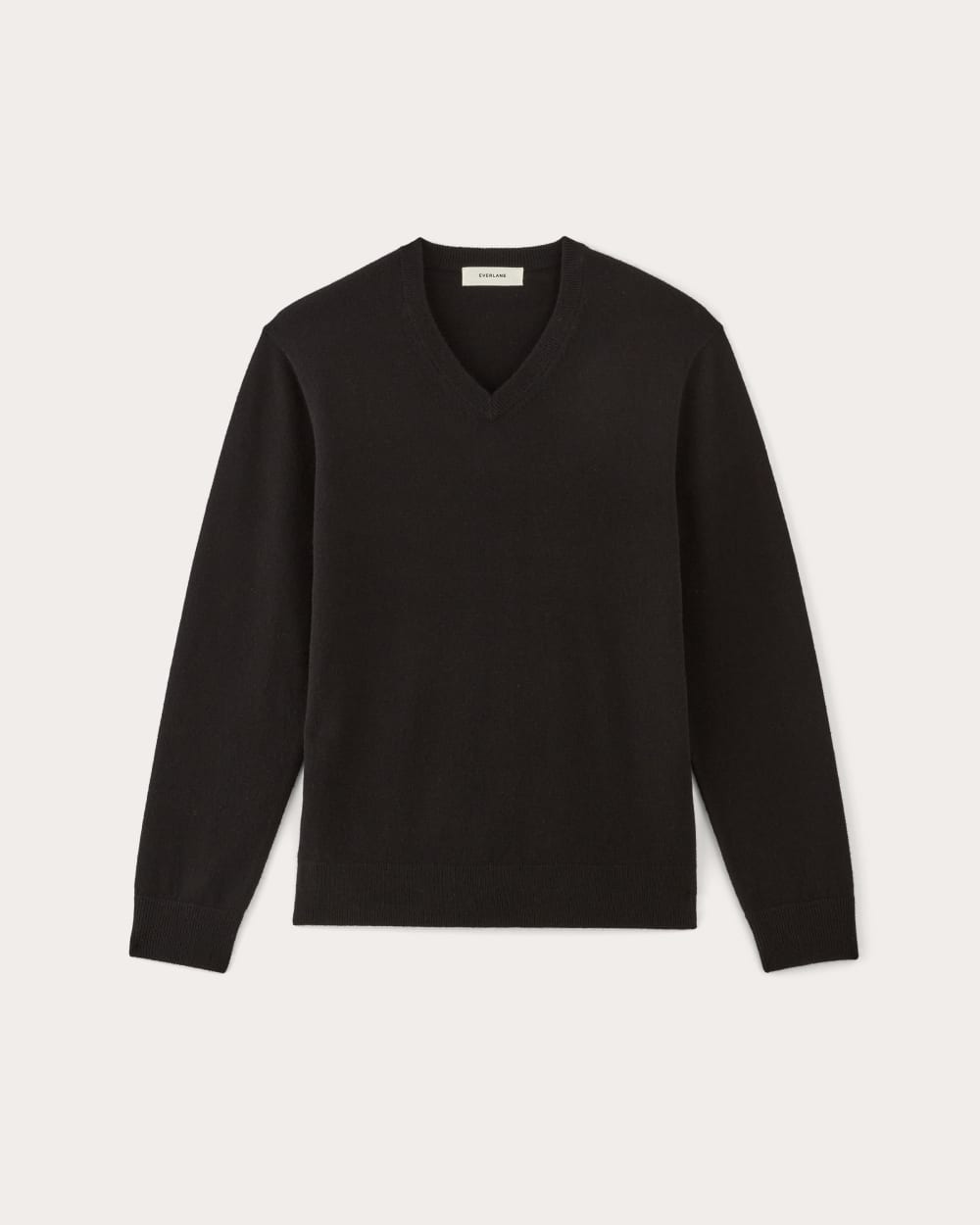 The Cashmere V-Neck Sweater | Black