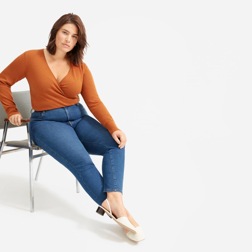 The Authentic Stretch High-Rise Skinny | Mid Blue | 26.5" Inseam