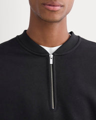 Luxe Fleece Half-Zip Pullover | Black