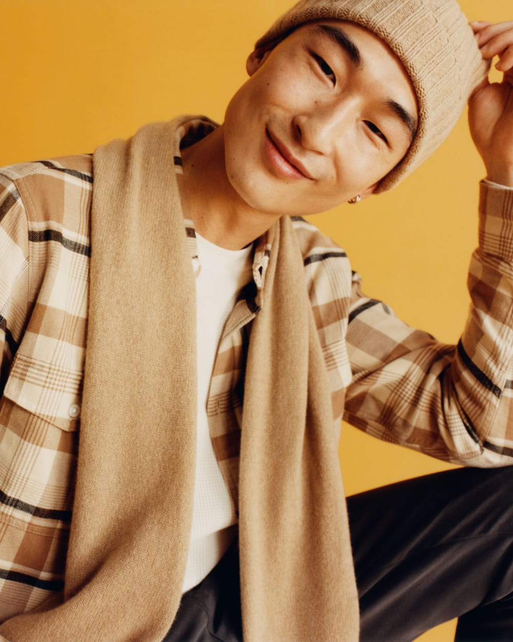 The Cashmere Scarf | Light Camel