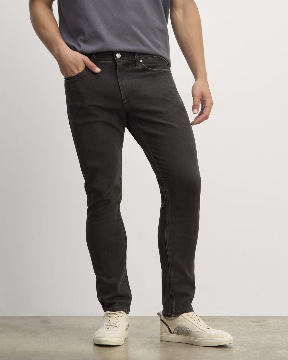 The Organic Cotton Slim-Fit Jean | Washed Black