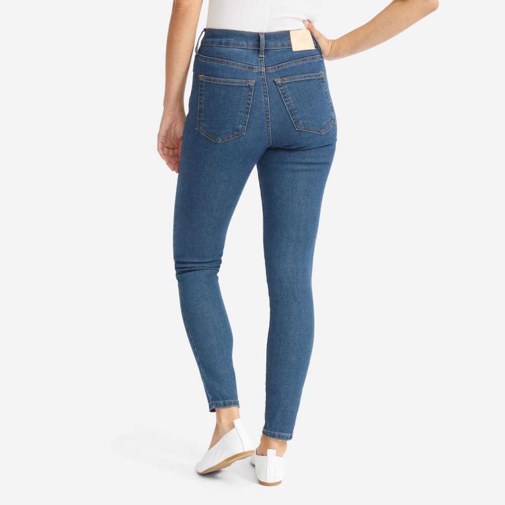 The Authentic Stretch High-Rise Skinny | Mid Blue | 28.5" Inseam
