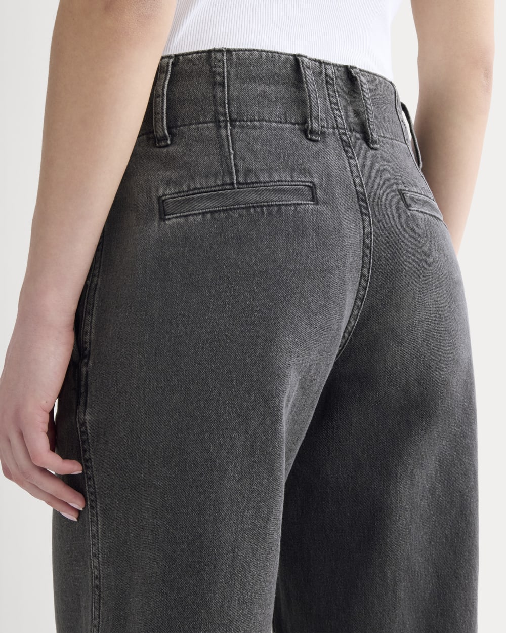 The Mid-Rise Trouser Jean | Black