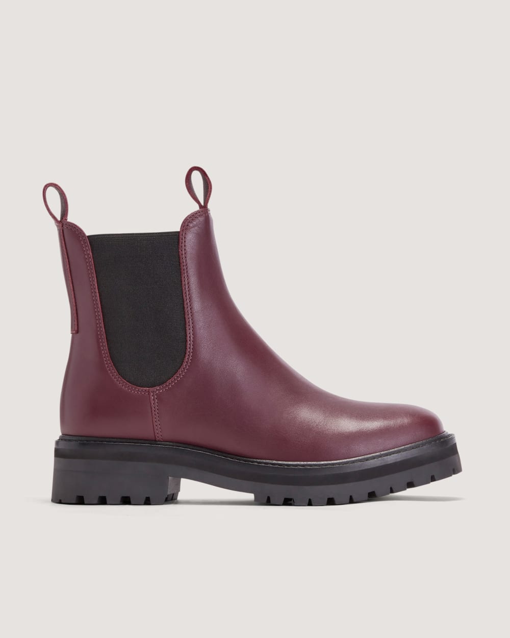 The Lug Chelsea Boot | Bordeaux