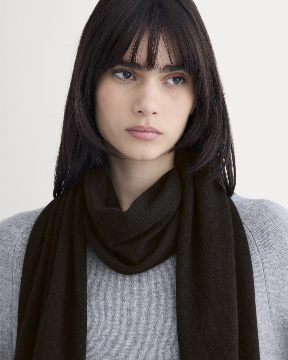 The Cashmere Scarf | Black