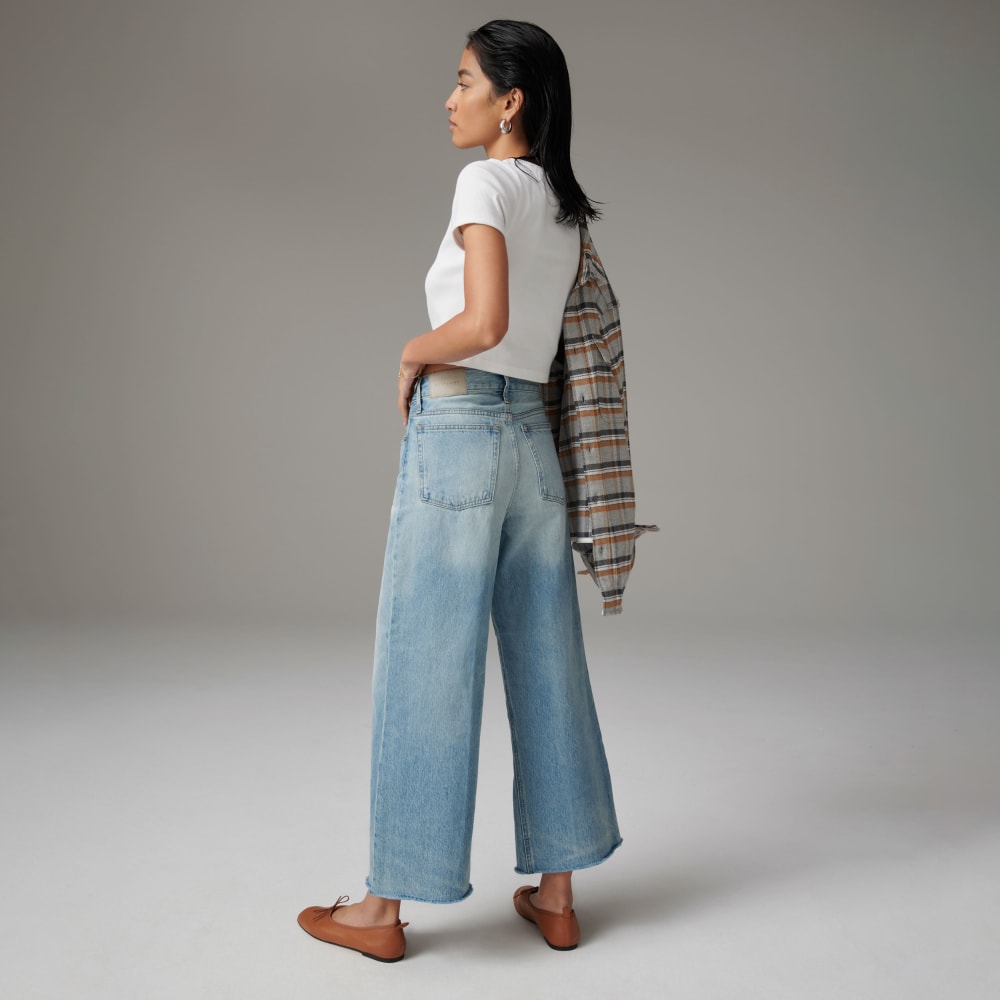 The Way-Wide Crop Jean | Sunfade Light