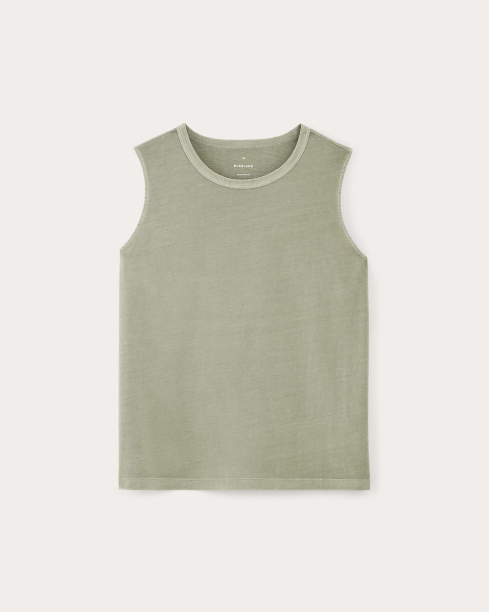 The Boyfriend Tank in Essential Cotton | Seagrass