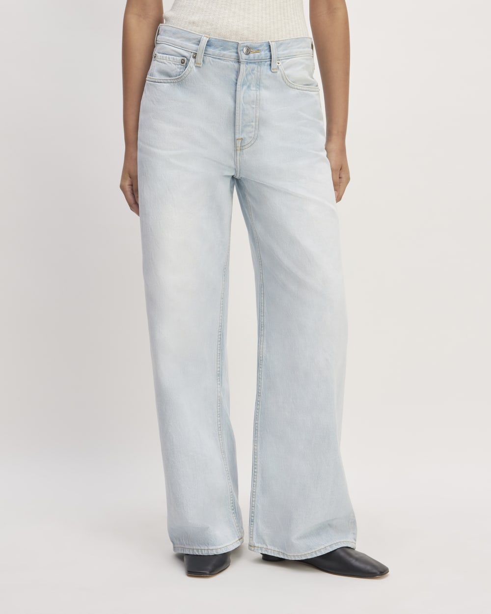 The Super Baggy Jean | Snowy Blue