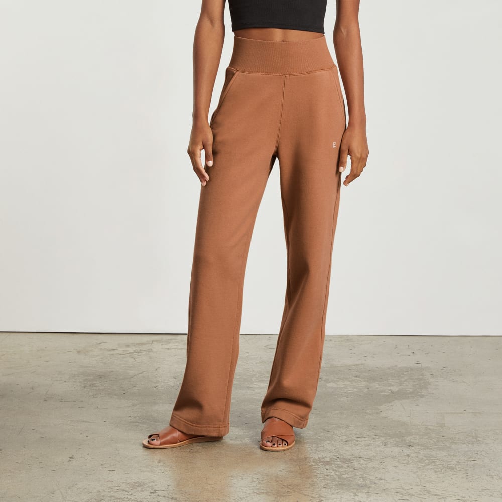 The Track High-Waist Pant | Tawny Brown