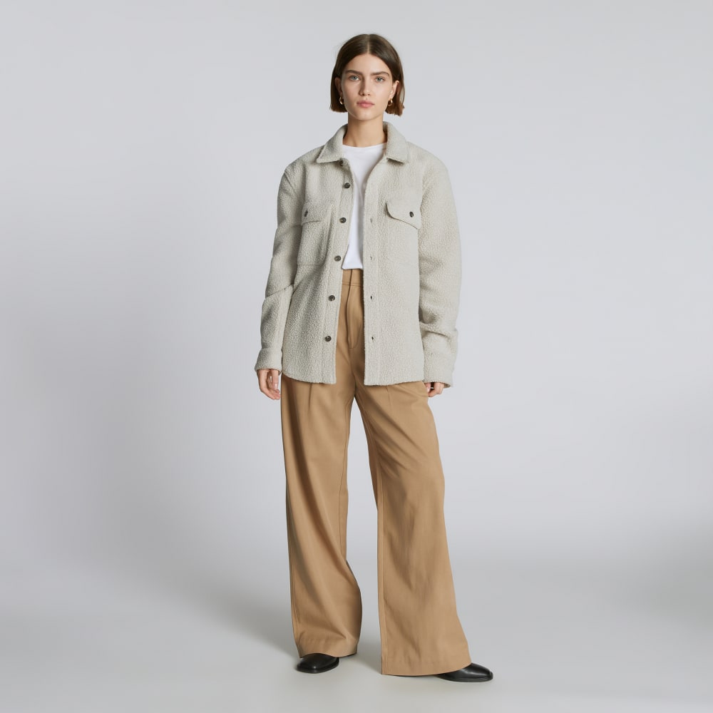 The ReNew Fleece Everyone Overshirt | Oat